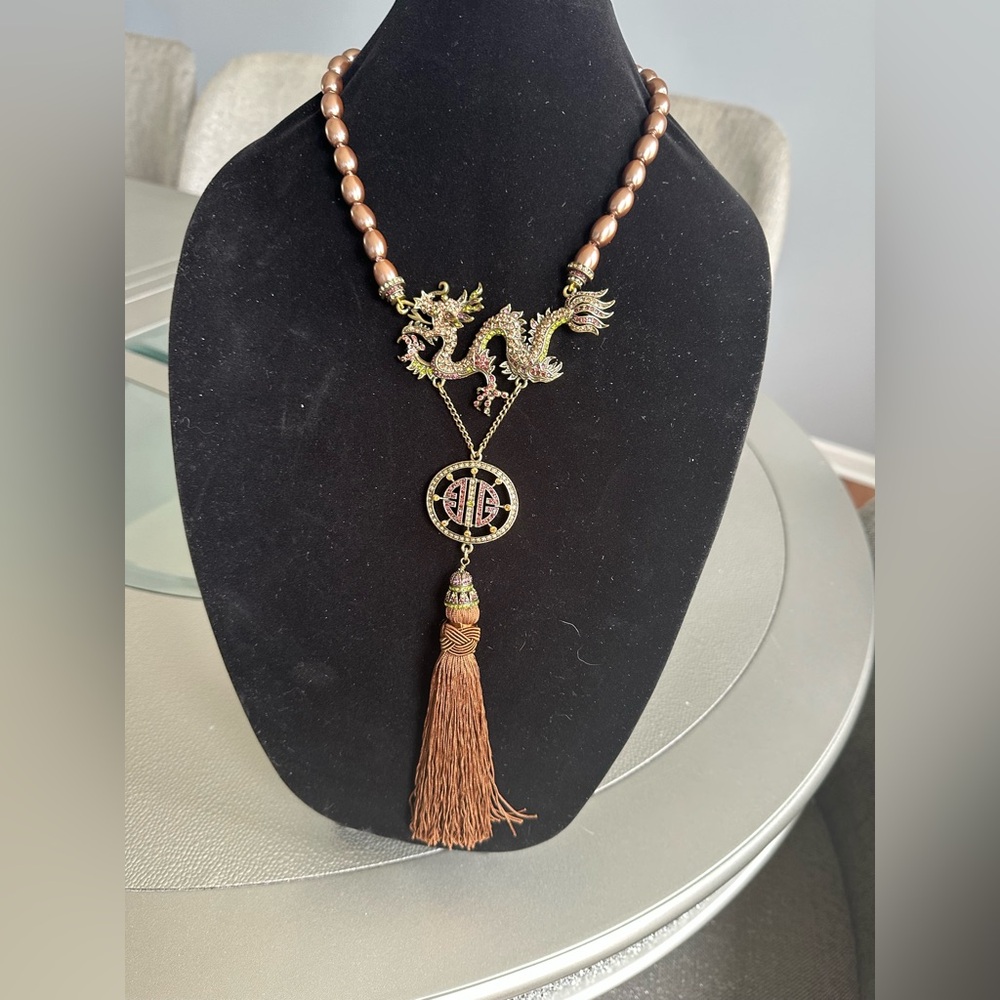 Heidi DAUS dragon necklace